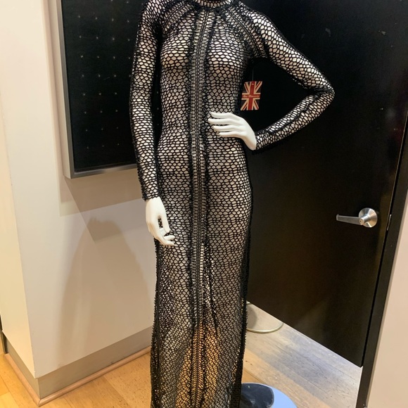 Black mesh dress - Picture 7 of 10